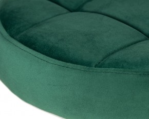 Табурет барный DOBRIN BRUNO GOLD, зеленый велюр (MJ9-88) в Асбесте - asbest.ok-mebel.com | фото 2
