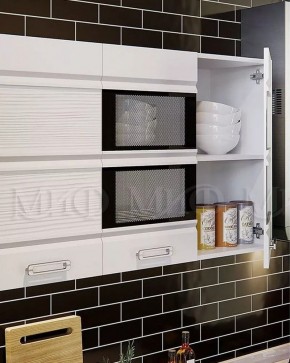 ТЕХНО-2 Кухонный гарнитур 2,0 в Асбесте - asbest.ok-mebel.com | фото 4
