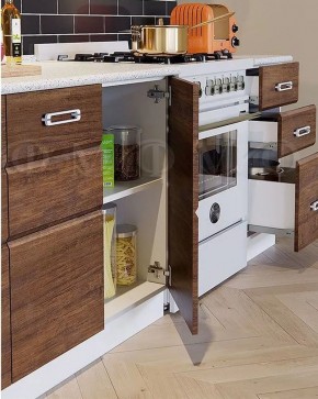 ТЕХНО-2 Кухонный гарнитур 2,0 в Асбесте - asbest.ok-mebel.com | фото 5