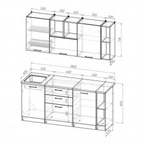 ТОМИЛЛА Кухонный гарнитур Макси 4 (1800 мм ) в Асбесте - asbest.ok-mebel.com | фото 2