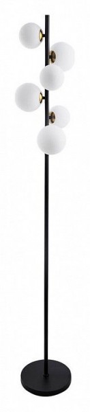Торшер Arte Lamp Gemini A2243PN-6BK в Асбесте - asbest.ok-mebel.com | фото