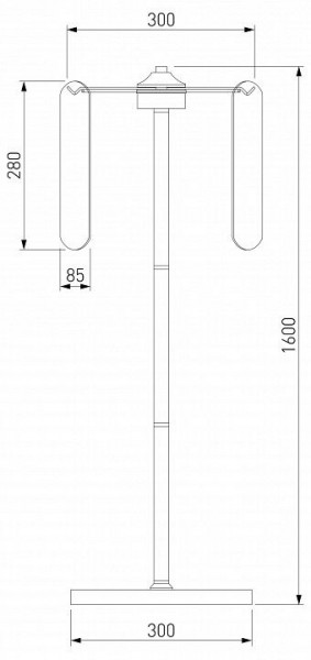 Торшер Eurosvet Claire 01171/3 золото в Асбесте - asbest.ok-mebel.com | фото 3