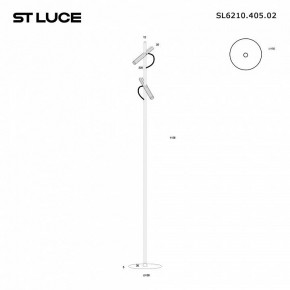 Торшер ST-Luce LILT SL6210.405.02 в Асбесте - asbest.ok-mebel.com | фото 2