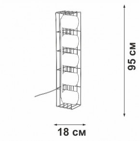 Торшер Vitaluce V3019 V3019-1/5P в Асбесте - asbest.ok-mebel.com | фото 4