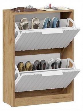 Тумба для обуви Хилтон Исп.2 в Асбесте - asbest.ok-mebel.com | фото 2