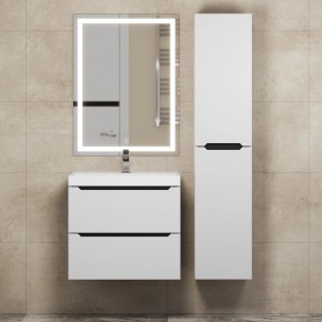 Тумба под раковину Uperwood Tanos 60 см, подвесная, белая/графит в Асбесте - asbest.ok-mebel.com | фото 13