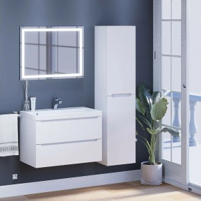 Тумба под раковину Uperwood Tanos 80 см, подвесная, белая матовая в Асбесте - asbest.ok-mebel.com | фото 11