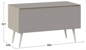 Тумба под ТВ Глосс СМ-319.03.012 в Асбесте - asbest.ok-mebel.com | фото 4