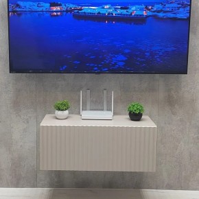 Тумба подвесная под ТВ LINES MTV1-MA 750 Бежевый (Леда-М 10.1.5) в Асбесте - asbest.ok-mebel.com | фото 5