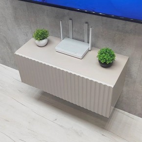 Тумба подвесная под ТВ LINES MTV1-MA 750 Бежевый (Леда-М 10.1.5) в Асбесте - asbest.ok-mebel.com | фото 6