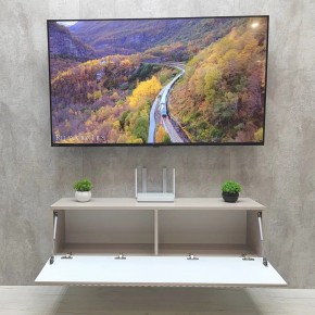 Тумба подвесная под ТВ LINES MTV4-MA 1150 Бежевый (Леда-М 10.1.5) в Асбесте - asbest.ok-mebel.com | фото 3