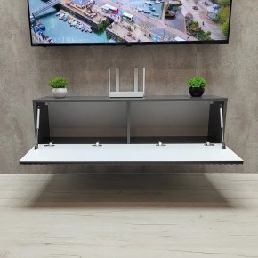 Тумба подвесная под ТВ LINES MTV4-MA 1150 Темно-серый (Графит-M 10.1.25) в Асбесте - asbest.ok-mebel.com | фото 3