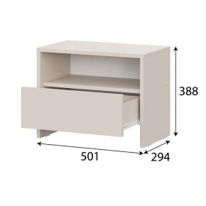 КАМЕЛИЯ 1 Серия 2 Тумба прикроватная Меланж в Асбесте - asbest.ok-mebel.com | фото 3