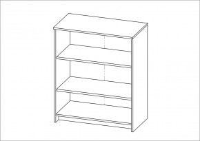 Тумба СИРИУС двухдверная, цвет белый в Асбесте - asbest.ok-mebel.com | фото 3