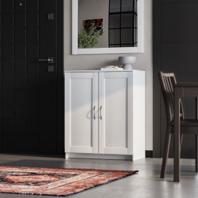 Тумба СИРИУС двухдверная, цвет белый в Асбесте - asbest.ok-mebel.com | фото 4