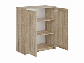 Тумба СИРИУС двухдверная, цвет Дуб Сонома в Асбесте - asbest.ok-mebel.com | фото 2