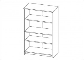 Тумба СИРИУС двухдверная высокая, цвет Дуб Сонома в Асбесте - asbest.ok-mebel.com | фото 2