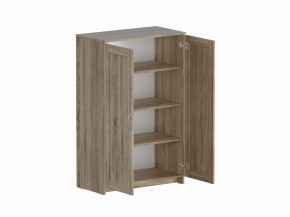 Тумба СИРИУС двухдверная высокая, цвет Дуб Сонома в Асбесте - asbest.ok-mebel.com | фото 3