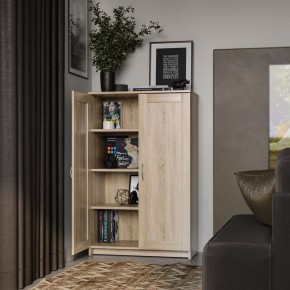 Тумба СИРИУС двухдверная высокая, цвет Дуб Сонома в Асбесте - asbest.ok-mebel.com | фото 4