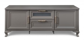 Тумба ТВ Мокко (серый камень) в Асбесте - asbest.ok-mebel.com | фото 2