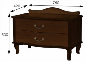 Тумбочка Джульетта Л в Асбесте - asbest.ok-mebel.com | фото 3