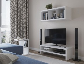 ТВ-тумба Энкель ТВ12, тамбурат, цвет белый в Асбесте - asbest.ok-mebel.com | фото 4