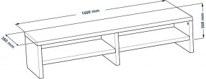 ТВ-тумба Энкель ТВ16, тамбурат, цвет дуб беленый в Асбесте - asbest.ok-mebel.com | фото 3
