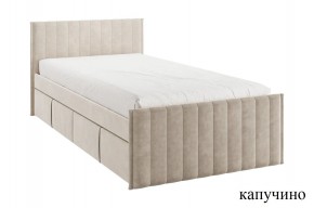 ТВИКС Кровать с ящиками 900 (капучино) в Асбесте - asbest.ok-mebel.com | фото