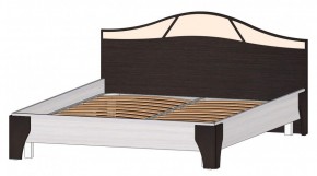 ВЕРОНА Кровать 1600 с основанием (Венге/Анкор светлый) в Асбесте - asbest.ok-mebel.com | фото