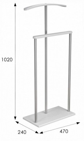 Вешалка для костюма Дэви 1 в Асбесте - asbest.ok-mebel.com | фото 6