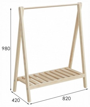 Вешалка гардеробная Стойка низкая в Асбесте - asbest.ok-mebel.com | фото 11