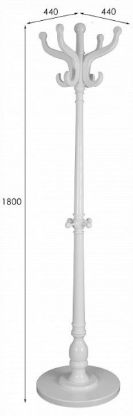 Вешалка-стойка В 1Н в Асбесте - asbest.ok-mebel.com | фото 7