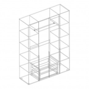 ВИТА Шкаф 4-ств для одежды в Асбесте - asbest.ok-mebel.com | фото 2