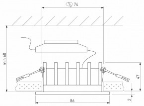Встраиваемый светильник Elektrostandard Combi a069005 в Асбесте - asbest.ok-mebel.com | фото 4