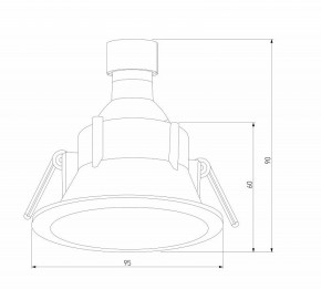 Встраиваемый светильник Elektrostandard Side 25059/01 в Асбесте - asbest.ok-mebel.com | фото 6