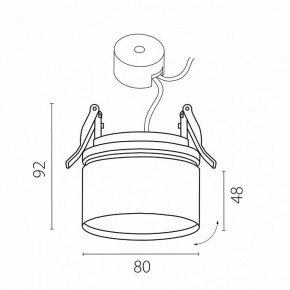 Встраиваемый светильник Lightstar Acuto 215806 в Асбесте - asbest.ok-mebel.com | фото 4