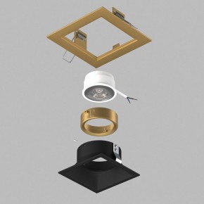 Встраиваемый светильник Lightstar Domino D51307GMOD в Асбесте - asbest.ok-mebel.com | фото 3