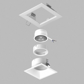 Встраиваемый светильник Lightstar Domino D51606WMOD в Асбесте - asbest.ok-mebel.com | фото 2