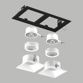 Встраиваемый светильник Lightstar Domino D5270606WMOD в Асбесте - asbest.ok-mebel.com | фото 3