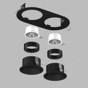 Встраиваемый светильник Lightstar Domino D6570707BMOD в Асбесте - asbest.ok-mebel.com | фото 3
