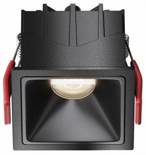 Встраиваемый светильник Maytoni Alfa LED DL043-01-10W4K-SQ-B-1 в Асбесте - asbest.ok-mebel.com | фото