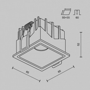 Встраиваемый светильник Maytoni Alfa LED DL043-01-10W4K-SQ-B-1 в Асбесте - asbest.ok-mebel.com | фото 11