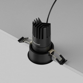 Встраиваемый светильник Maytoni Dip DL116-10W-2.7K-B в Асбесте - asbest.ok-mebel.com | фото 6