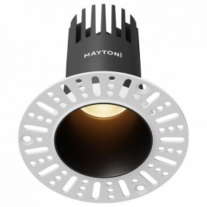 Встраиваемый светильник Maytoni Dip DL120-10W-2.7K-TRS-B в Асбесте - asbest.ok-mebel.com | фото