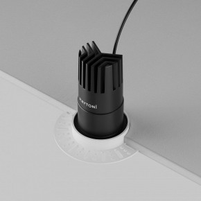 Встраиваемый светильник Maytoni Dip DL120-10W-2.7K-TRS-B в Асбесте - asbest.ok-mebel.com | фото 6