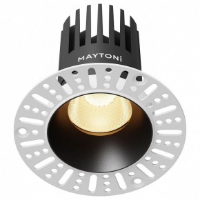Встраиваемый светильник Maytoni Dip DL121-15W-2.7K-TRS-B в Асбесте - asbest.ok-mebel.com | фото