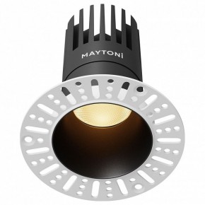Встраиваемый светильник Maytoni Dip DL122-15W-2.7K-TRS-B в Асбесте - asbest.ok-mebel.com | фото