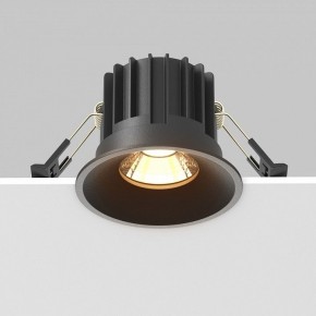 Встраиваемый светильник Maytoni Round DL058-12W2.7K-B в Асбесте - asbest.ok-mebel.com | фото 4