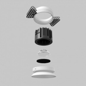 Встраиваемый светильник Maytoni Round DL058-12W2.7K-TRS-W в Асбесте - asbest.ok-mebel.com | фото 5