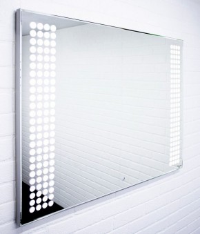 Зеркало Cosmo 100 alum с подсветкой Sansa (SC1004Z) в Асбесте - asbest.ok-mebel.com | фото 3
